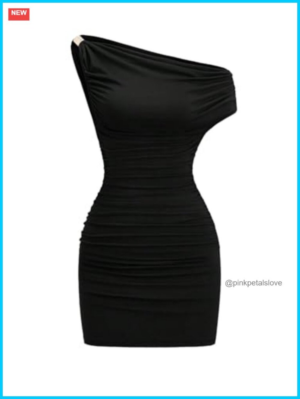 Off Shoulder Ruched Bodycon Mini Dress Sleeveless Night Out Club Party